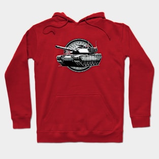 American M1 Abrams Tank: Military Art Hoodie